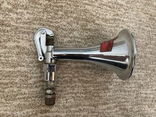 Vintage Hollywood Wolf Whistle Air Horn - Rare Chrome Version