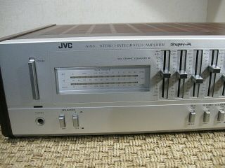 JVC A - X4 Stereo Integrated Amplifier Vintage A Silver,  Pristine 3