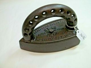 Sad Iron,  Antique Rare " Star Iron " Enterprise Mfg.  Co Phila,  Usa,  Pat.  1877