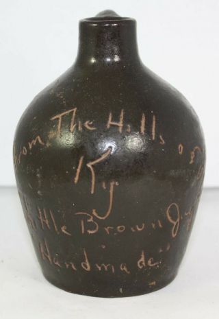 Small Scratch Jug From The Hills Of Ky Little Brown Jug Handmade