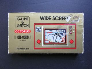 Vintage Nintendo Game & Watch Octopus With Instructions (c.  1981)