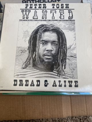 Peter Tosh Wanted Dread And Alive Lp 1981 Us - Nm