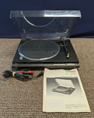 Technics Quartz Direct Drive Automatic Turntable Sl - Qd33 Record Player Vintage