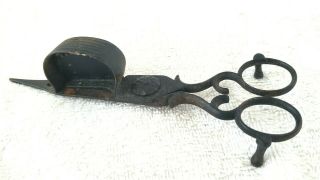 Antique 18th Early 19th C.  Iron Candle Snuffer