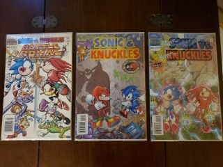 Sonic Hyper Knuckles,  S&k,  Battle Royale Comics Archie Bagged And Boarded