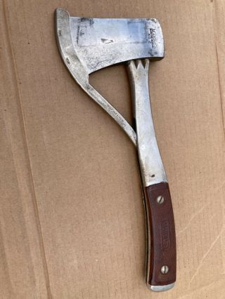 Marble’s Number No.  2 Marble Arms & Mfg Vtg Safety Hatchet Ax 1898 Bakelite