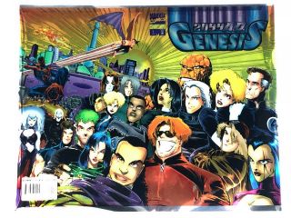2099 Ad Genesis Cover Marvel Comics Chromium - Uncut Cover