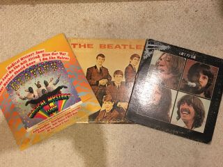 Vintage Introducing The Beatles Let It Be Magical Mystery Tour Vinyl Record Lp