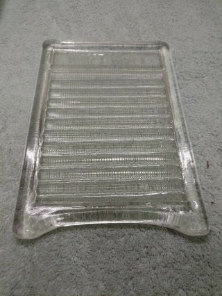 Vintage Glass Midget - Washer Glass Washboard