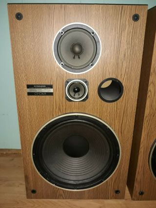 Vintage Pioneer 3 way Speakers CS - G303 120 Watt Awesome Vintage Sound 2
