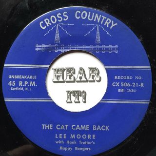 Hillbilly Bopper 45 Lee Moore The Cat Came Back / Stop Crackin Cross Country Mp3
