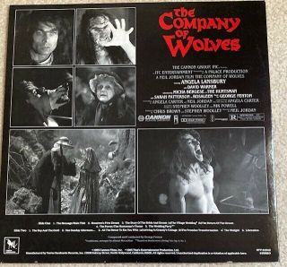 THE COMPANY OF WOLVES George Fenton LP Vinyl Soundtrack 1st Pressing VS 1985 NM 2
