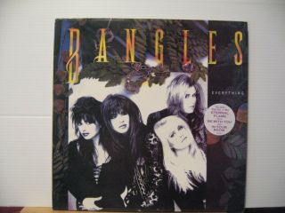 The Bangles - Everything - With Inner & Poster - Cbs Vinyl Lp - Uk Post
