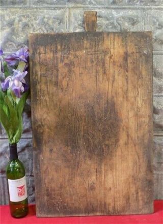 Large Vintage French Bread Board,  Rectangle Bread Board,  Wood Cutting Board F77