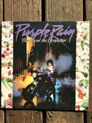 Prince Purple Rain Lp Vinyl 1984 With Poster