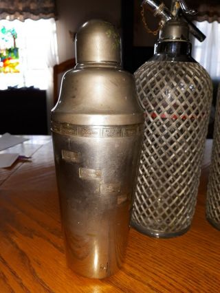 Circa 1930 Vintage Napier Dial - A - Drink Recipe Cocktail Shaker
