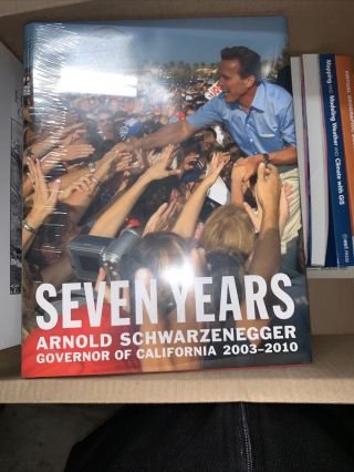 7 Books Of Seven Years Arnold Schwarzenegger Governor Of California 2003 - 2010
