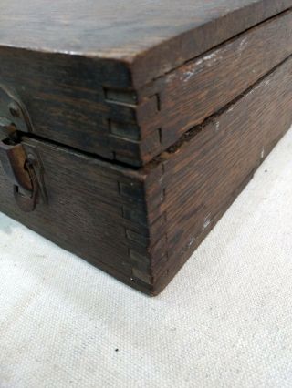 Vintage Stanley Tools Wood Chest Box,  Stanley 118 and Dunlap Hand Planes 3