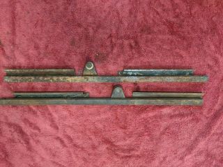 1935 1936 1937 Ford Truck Door Window Glass Track Channels Pair 35