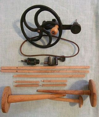 Vintage Gearhart Yarn Winder Accessory For Sock Knitting Machine