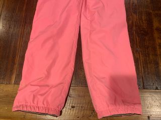 Vintage Bogner Racing Women’s Ski Snow Suit Size 8 Pink Made in USA Embroidered 3