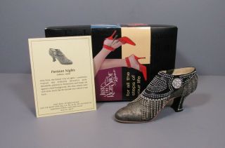 2001 Just The Right Shoe Raine " Parisian Nights " High Heel Shoe Figure 25127
