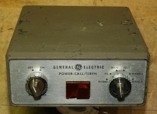 Vintage GE POWER CALL SIREN 2