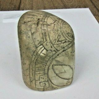 Ancient Pre - Columbian Ojuelos de Jalisco Alien God Offering Stone Artifact 2