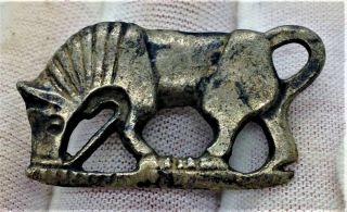Rare Ancient Roman Silver Horse Brooch - Circa 200ad