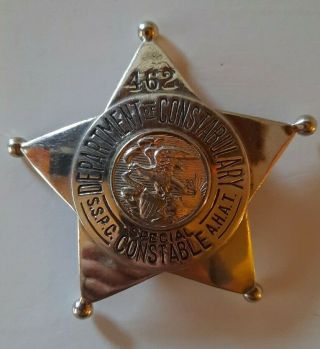 3 Vintage Chicago Police Metal Badges 4