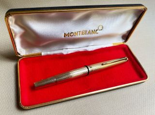 Vintage Mont Blanc 1246 Gold Filled Fountain Pen W/box,  Germany (ar3830)
