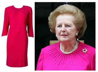 Margaret Thatcher Worn Dress From Her Estate