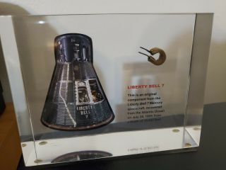 Flown Mercury Liberty Bell 7 Gus Grissom Clip With Recovered 1999