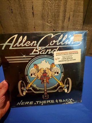 Allen Collins Band Here There & Back Lp W/ Hype Label Sticker Skynyrd