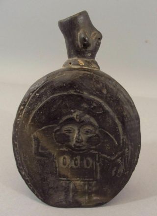 Ancient Archaic Authentic Peruvian Pre - Columbian Chimu Culture Effigy Vessel