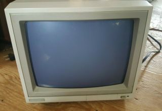 Rare Vintage Commodore PC 75BM13 Monochrome Monitor. 2
