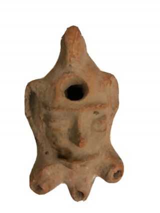 Pre Columbian Pipe Figure