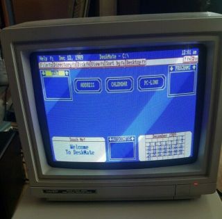 Rare Vintage Tandy Cm - 5 Color Rgb Monitor - And