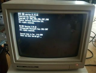 RARE Vintage Tandy CM - 5 COLOR RGB monitor - and 2