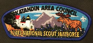 Boy Scout Jsp Patch 2013 National Jamboree Katahdin Area Council Bsa