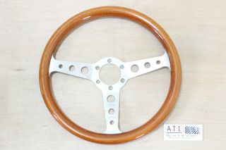Vintage Momo Indy Timber Wood Steering Wheel 350mm,  1986,  Made In Italy