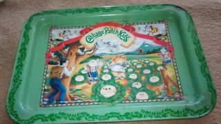 Cabbage Patch Kids 1983 Metal Tv Tray
