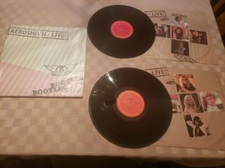 Aerosmith - Live Bootleg - 1978 Vinyl Double Lp Record Album