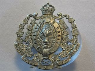 North West Mounted Police Cap Badge Nwmp