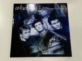 A - Ha Stay On These Roads With Poster 925 733 - 1 1988 Germany Nm Vinyl Lp Rare