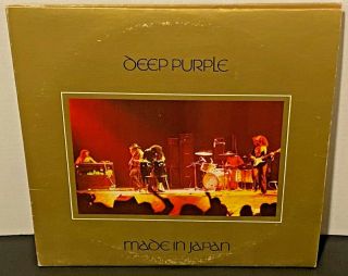 Deep Purple Made In Japan 1973 Warner Brothers Hard Rock Double Lp Ex Vinyl