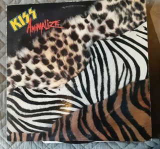 Kiss Animalize 1984 Vinyl Lp