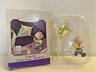 Hallmark Keepsake Ornament 1998 Going Up? Charlie Brown Peanuts Signed By Artist