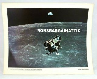 Set Of Ten Official 11 X 14 Nasa Photos Of The Apollo 11 Moon Mission & Landing
