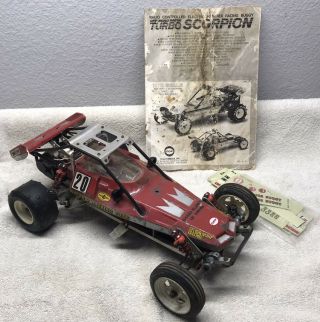 Rare Classic Vintage Cox Scorpion Buggy Kyosho 1/10 Rc R/c Car